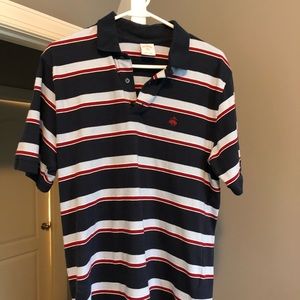Brooks Brothers Polo Shirt, Medium, Stripes